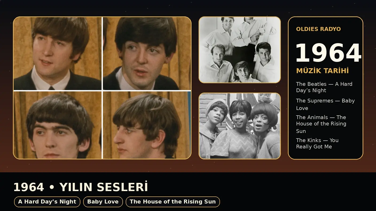 1964: A Year in Music History · Oldies Radyo archive