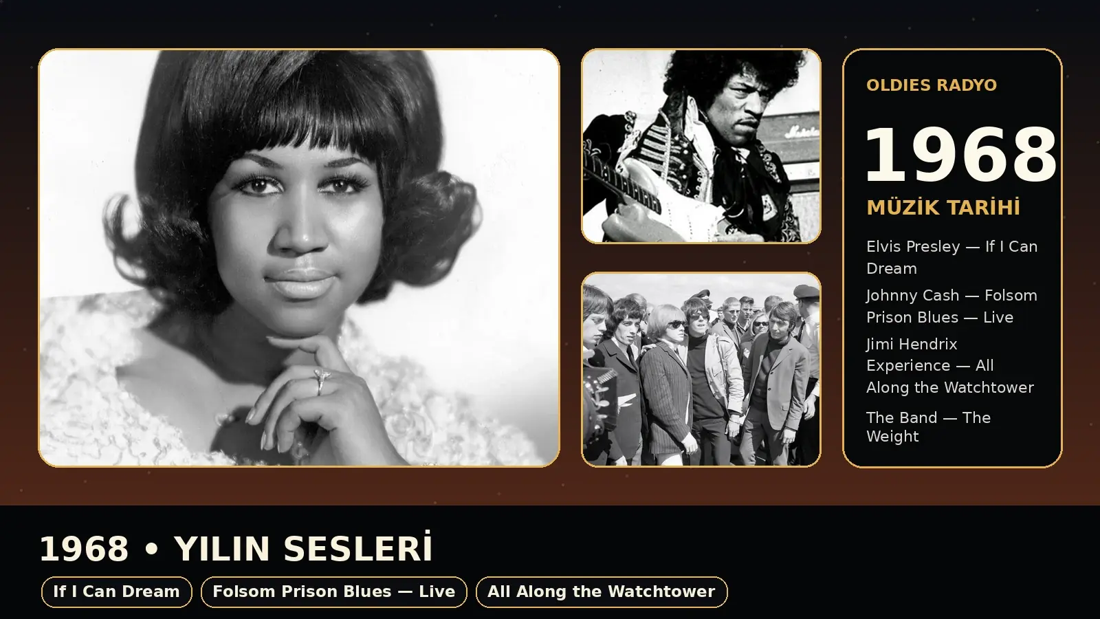 1968: A Year in Music History · Oldies Radyo archive